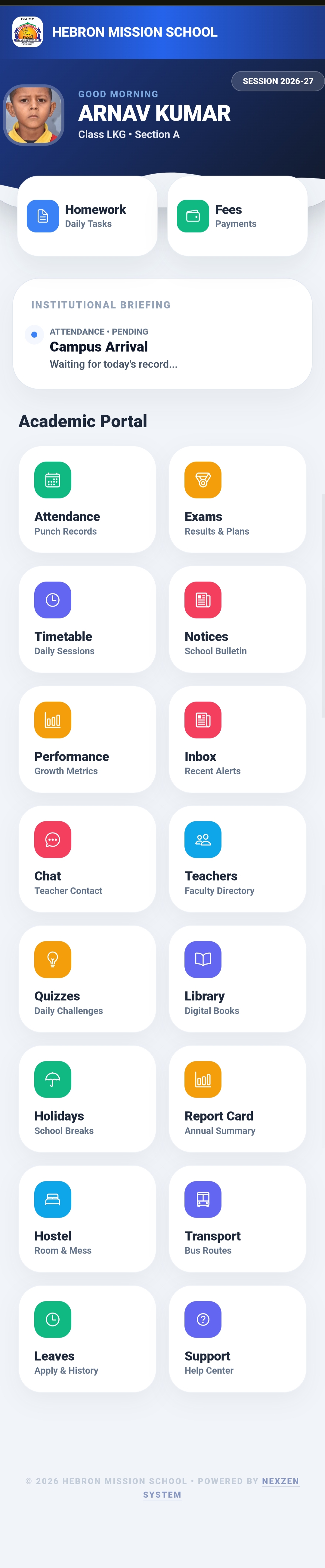 Nexzen App Dashboard